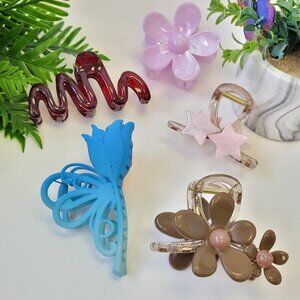 ✨Bundle 5 PCS | NEW Assorted Hair Clips| Claw Clips | Everyday Hair Accessories✨